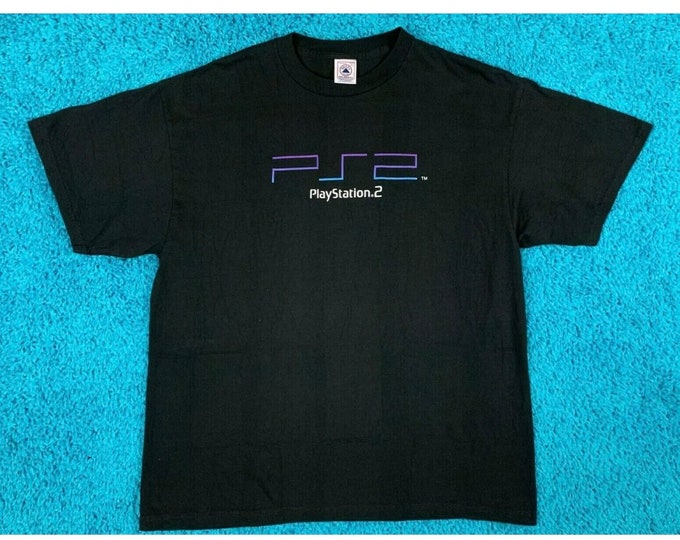 M deadstock vintage PS2 promo t shirt * PlayStation 2