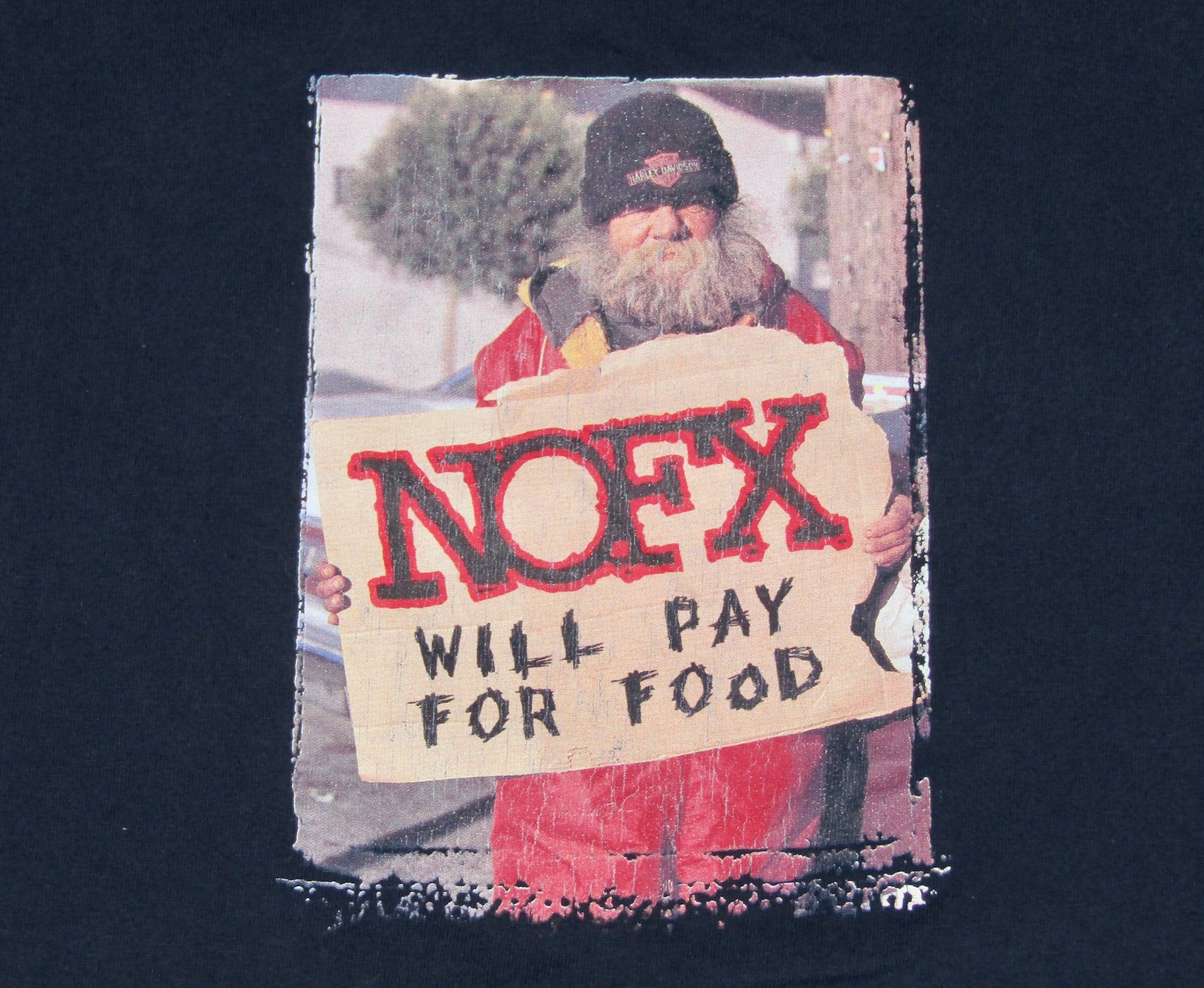 XL * vtg 90s 1996 NOFX hobophobic t shirt * heavy petting zoo punk 