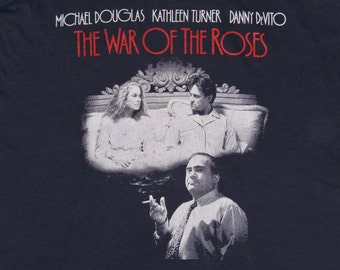 S * NOS thin vtg 80s War Of The Roses promo movie t shirt tank top * danny devito kathleen turner michael douglas * 16.115