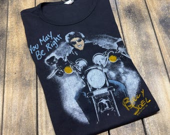 XS vintage 1980 Billy Joel you may be right t shirt * tour 80s vtg
