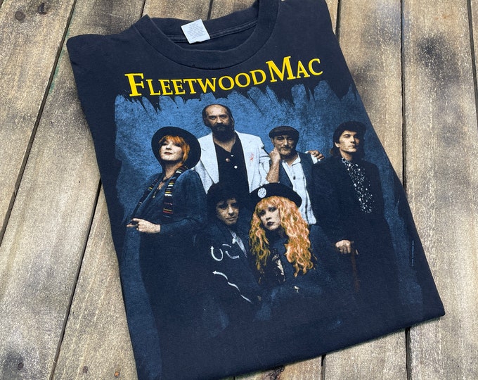 M/L * Fleetwood Mac 1990 vintage tour t shirt * stevie nicks tour medium large