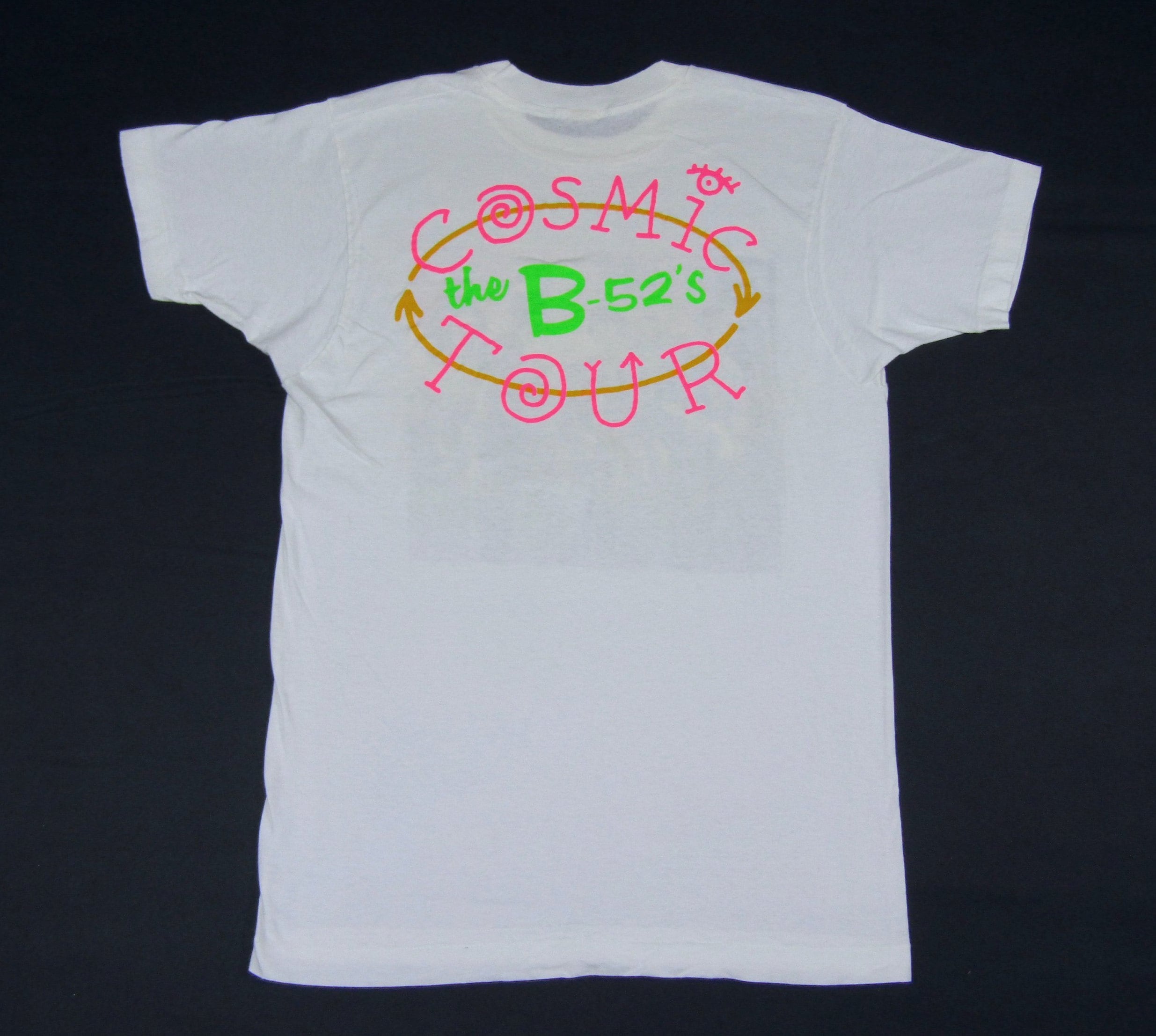 L * vtg 80s 1989 The B-52s cosmic thing tour t shirt * 45.183