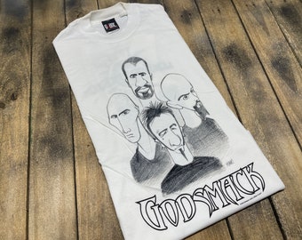 M * vintage 2000 Godsmack t shirt * Giant concert tour band * 46.175