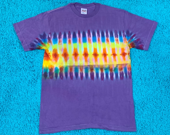 M * vintage 90s tie dye single stitch t shirt * 77.126