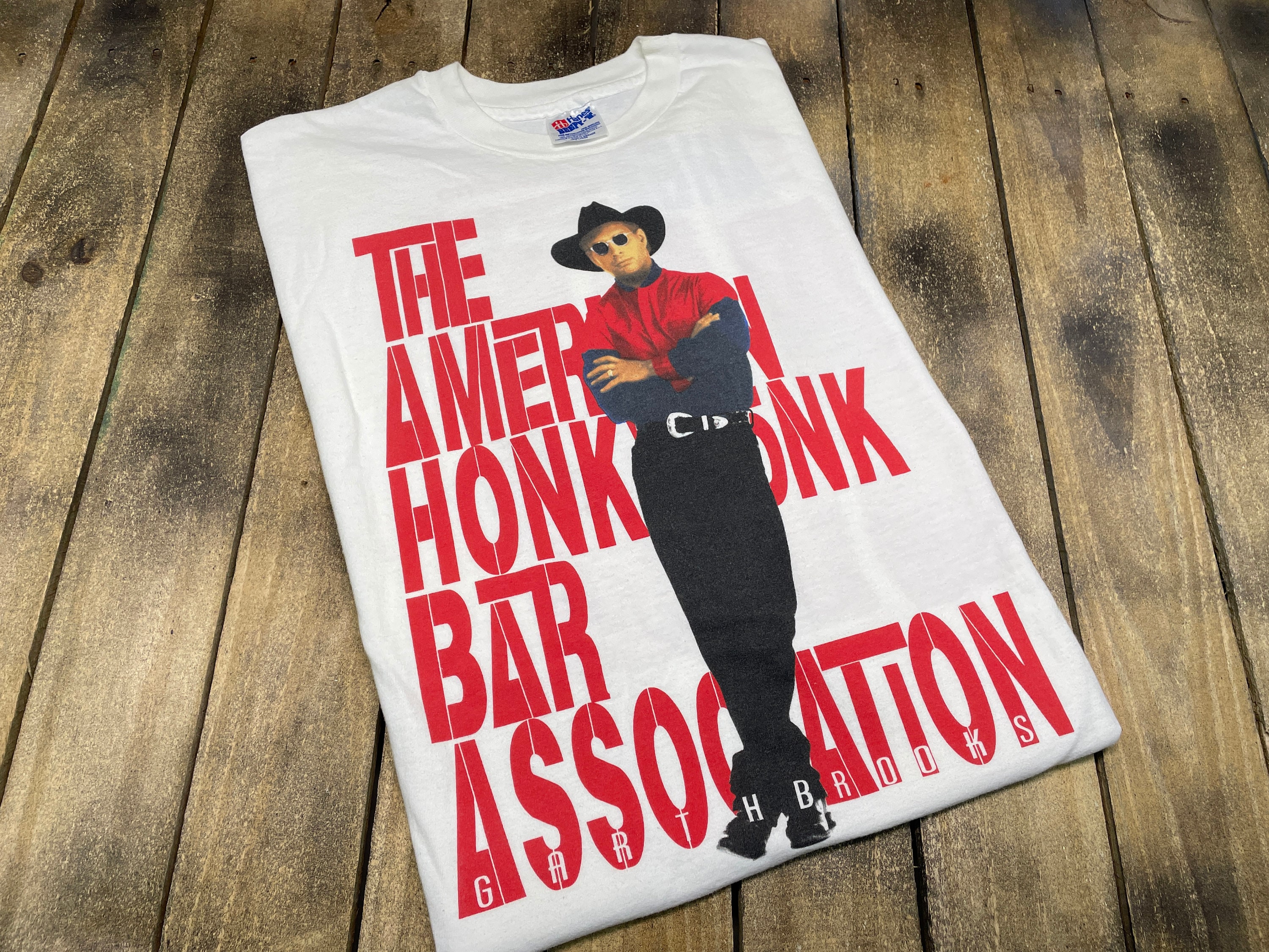 XL * vintage 1993 Garth Brooks tour t shirt * american honky tonk bar ...