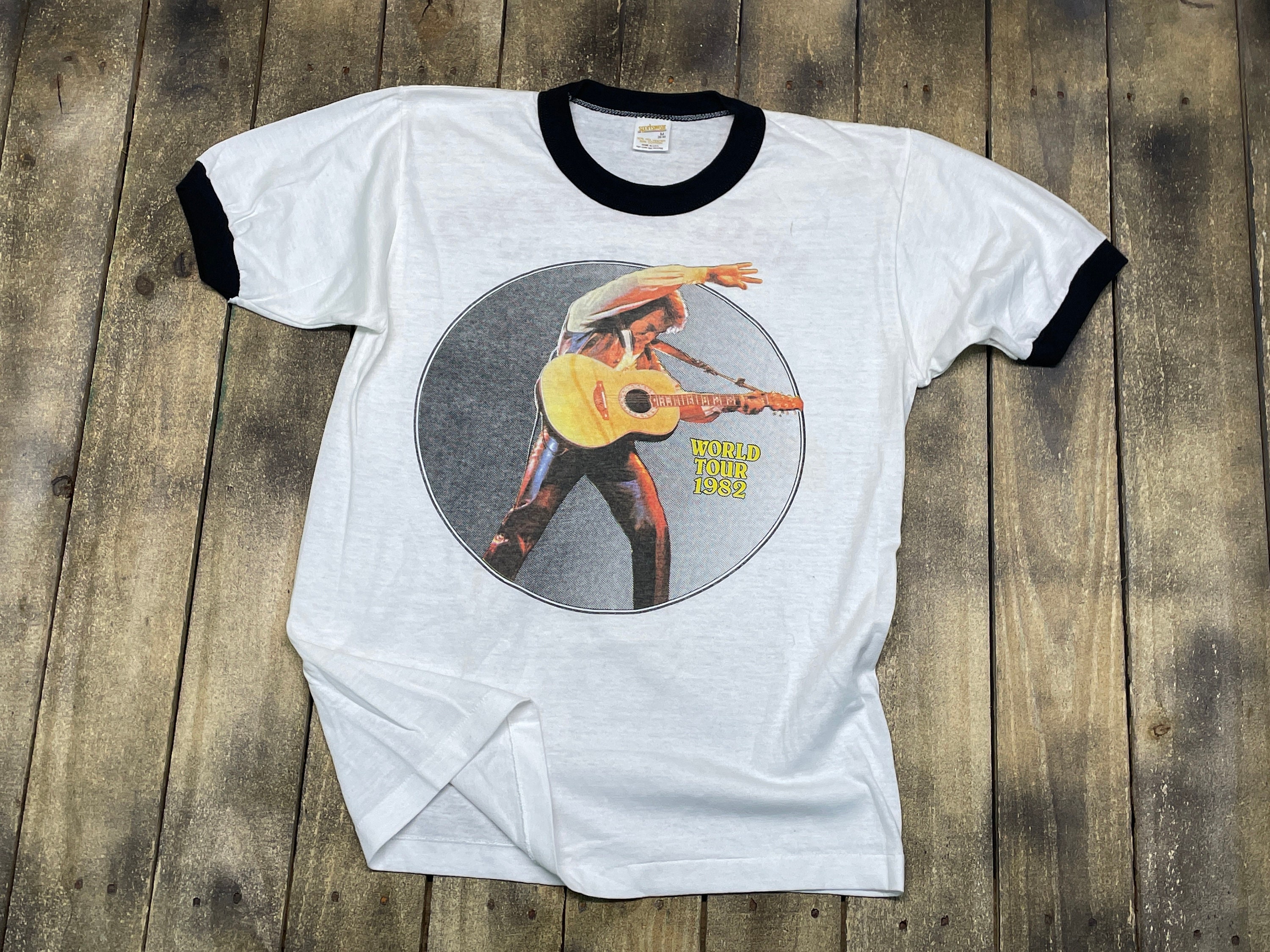S/M * deadstock vintage 80s 1982 Neil Diamond tour t shirt