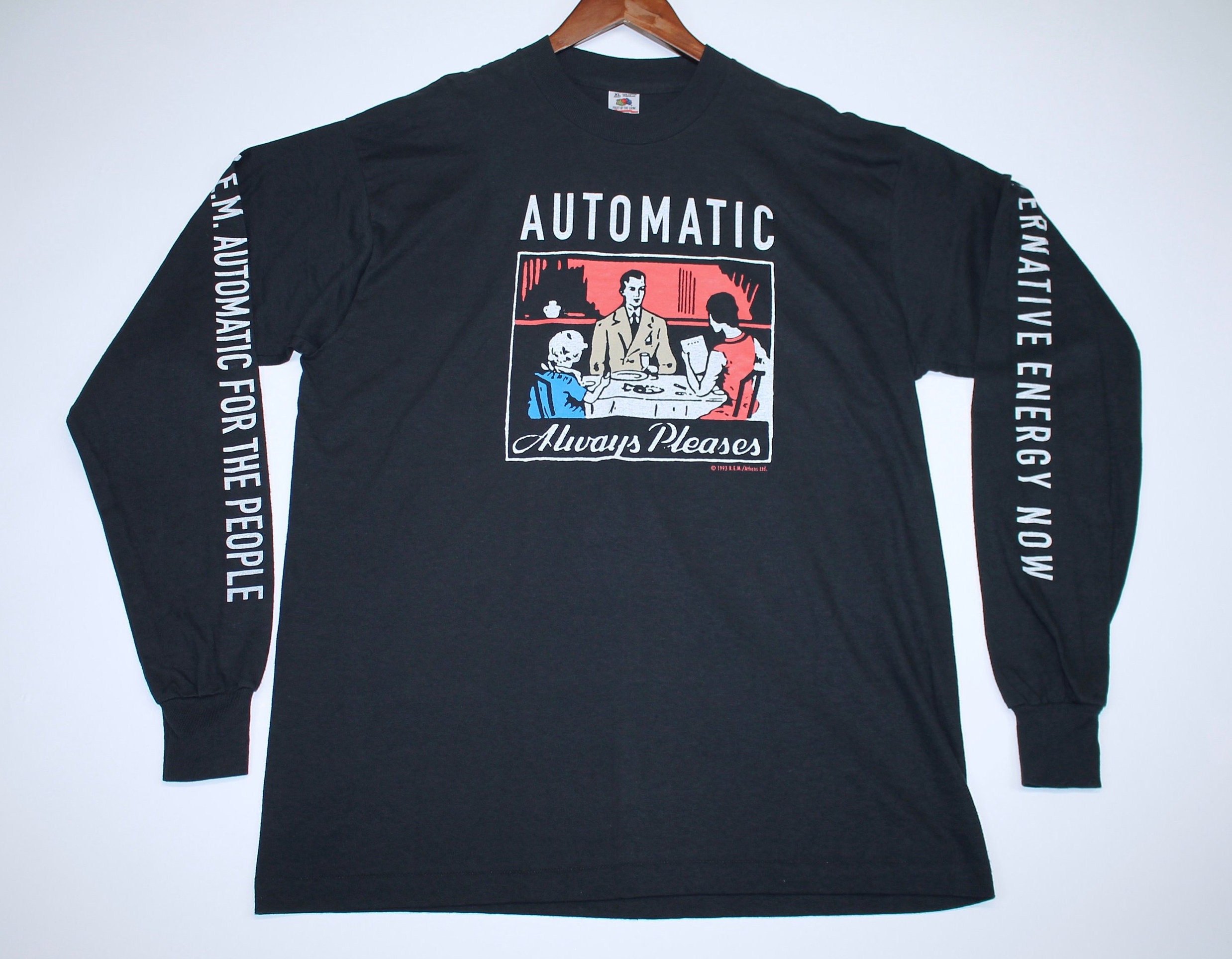 XL * NOS vtg s  R.E.M. automatic for the people long sleeve