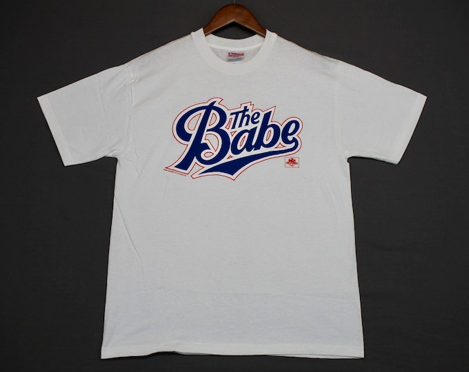 L * vintage 90s 1992 The Babe promo movie t shirt * 13.154