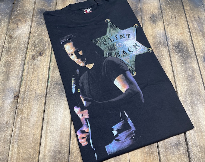 XL vintage 1995 Clint Black t shirt * country music tour band tee concert vtg 90s