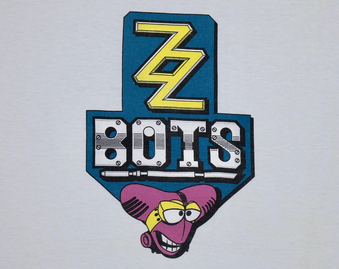 XL * vtg 90s 1993 The Bots Master t shirt * botz ZZ cartoon toy * 22.159