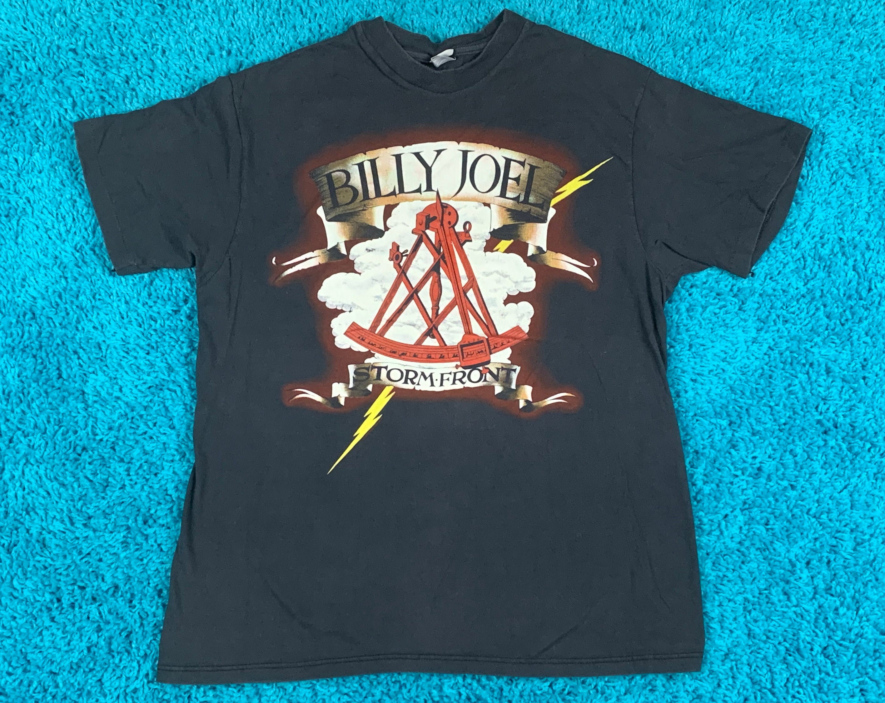 M * vtg 80s 1989 Billy Joel only the good die young tour t shirt * 14.166