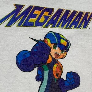 XS/S * vtg Mega Man capcom 15th anniv t shirt * videogame megaman * 28.176