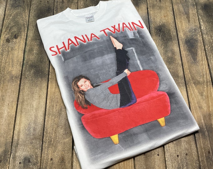 L vintage 1998 Shania Twain tour t shirt * country music * 60.157