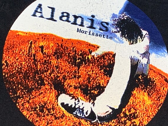 L * vtg 90s Alanis Morissette t shirt * 29.196