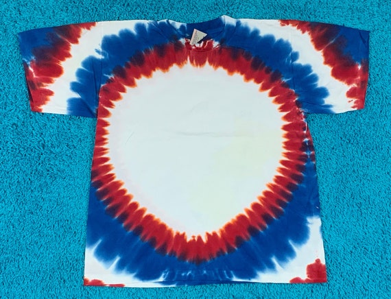 M * nos vtg 90s tie dye t shirt * single stitch *… - image 1