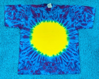 M * vintage 90s tie dye single stitch t shirt * 78.125