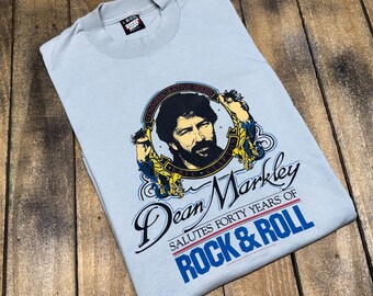 M * vintage early 90s Eric Clapton x Dean Markley guitar t shirt