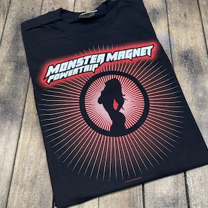 XL * vintage 90s Monster Magnet powertrip t shirt * stoner tour metal space psych