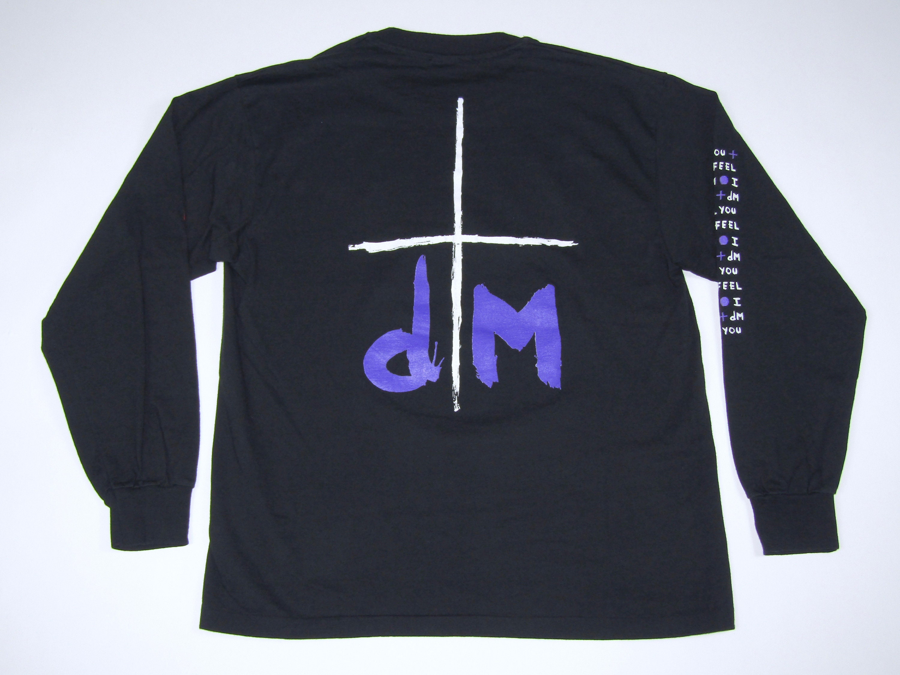 XL * vtg 90s 1993 Depeche Mode long sleeve t shirt * songs