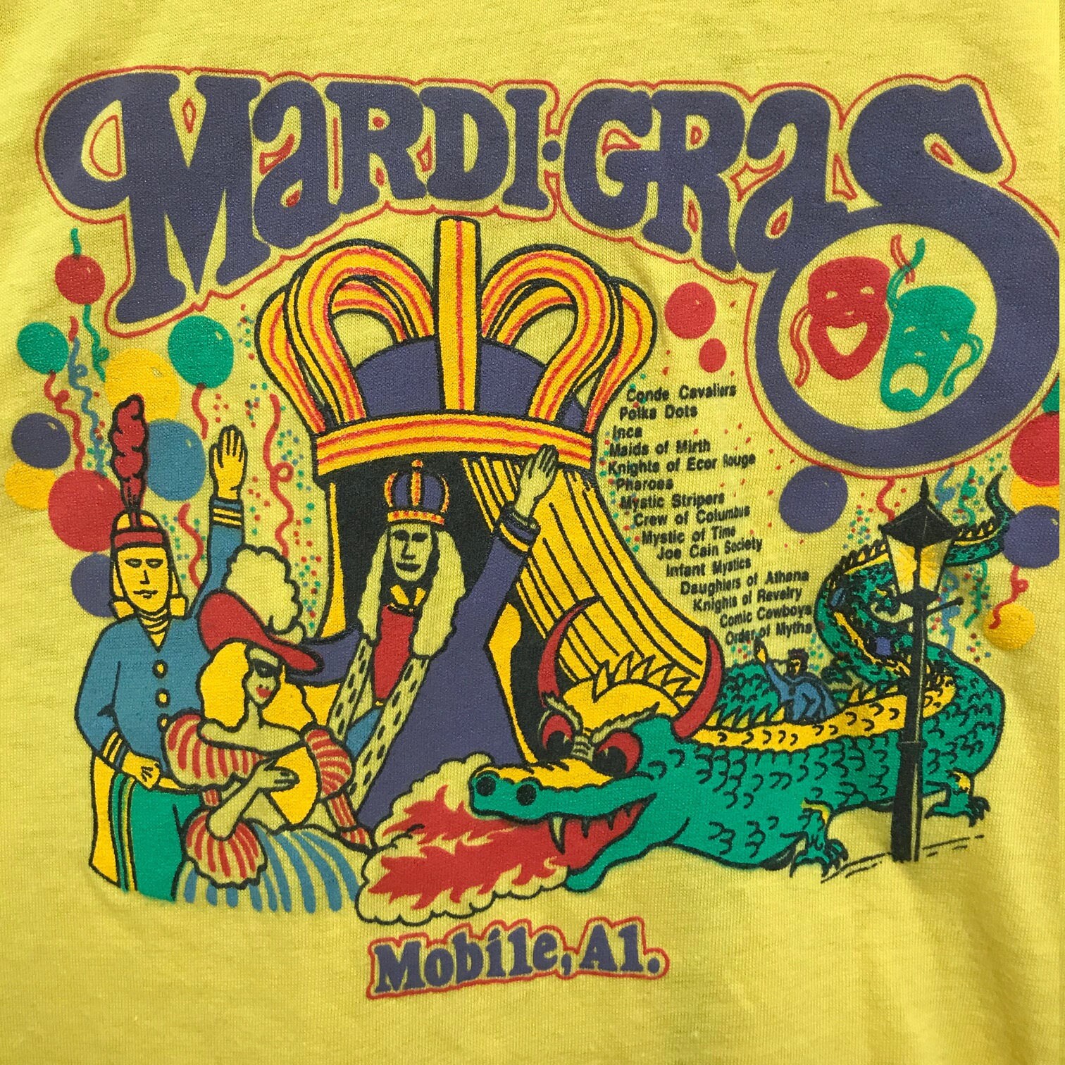 vintage mardi gras shirt