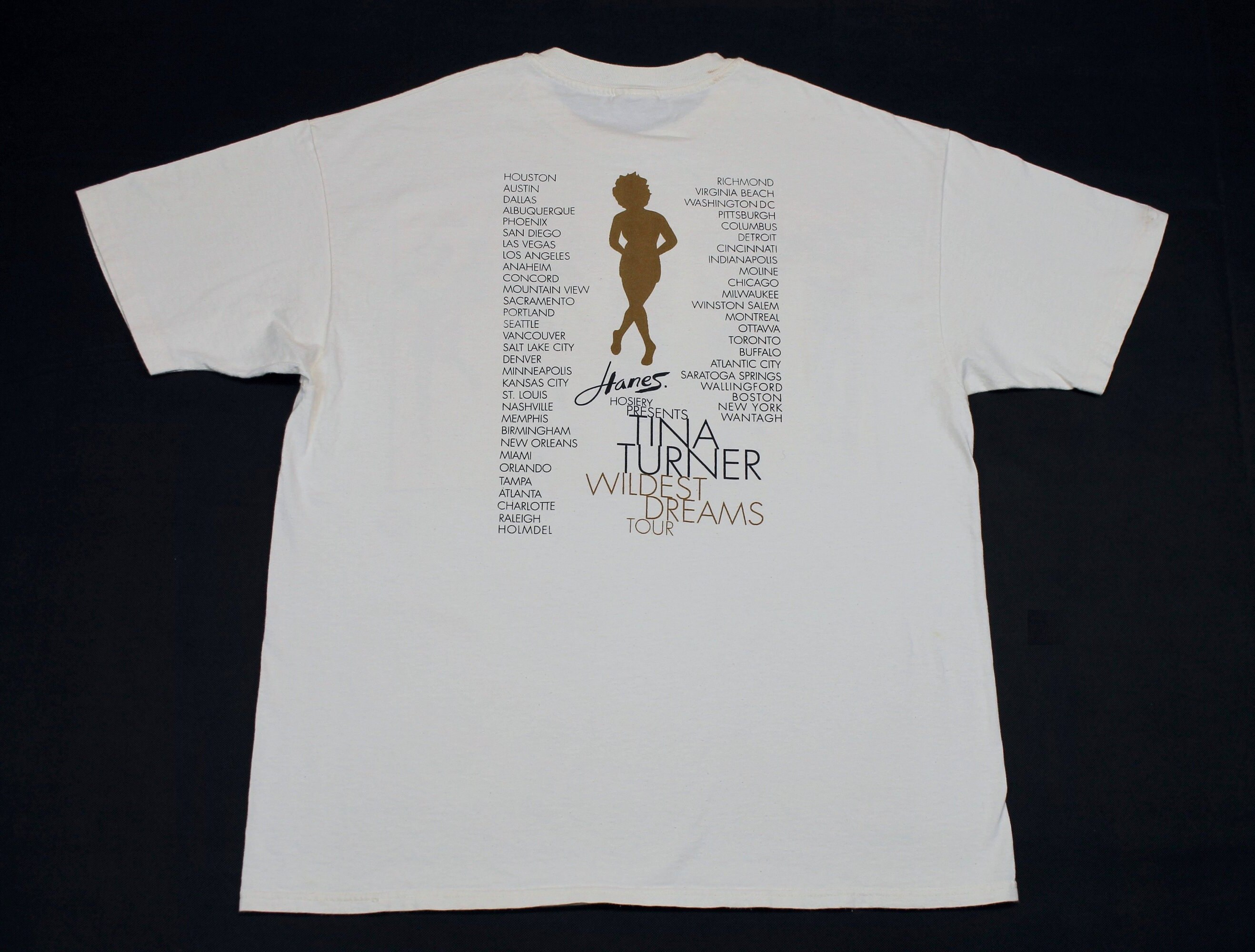 XL * vtg 90s 1996 Tina Turner wildest dreams tour t shirt * 95.43