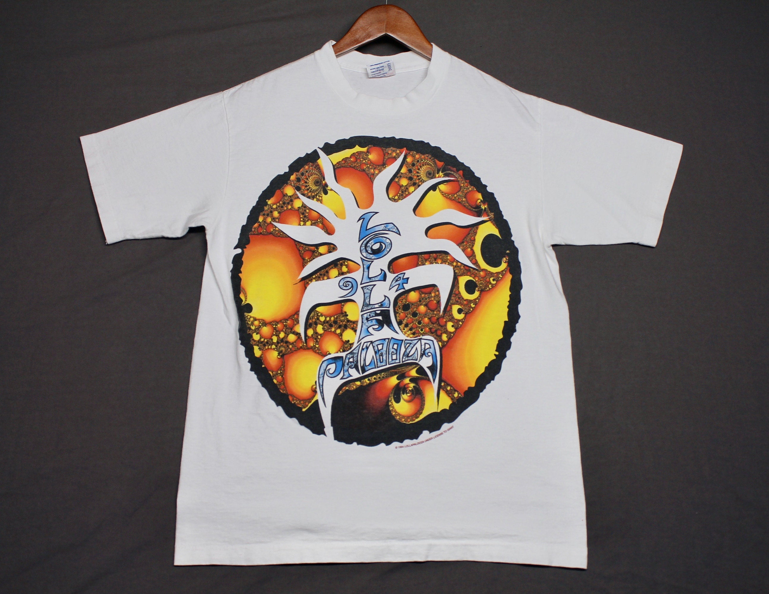 M * vtg 90s 1994 Lollapalooza concert tour t shirt