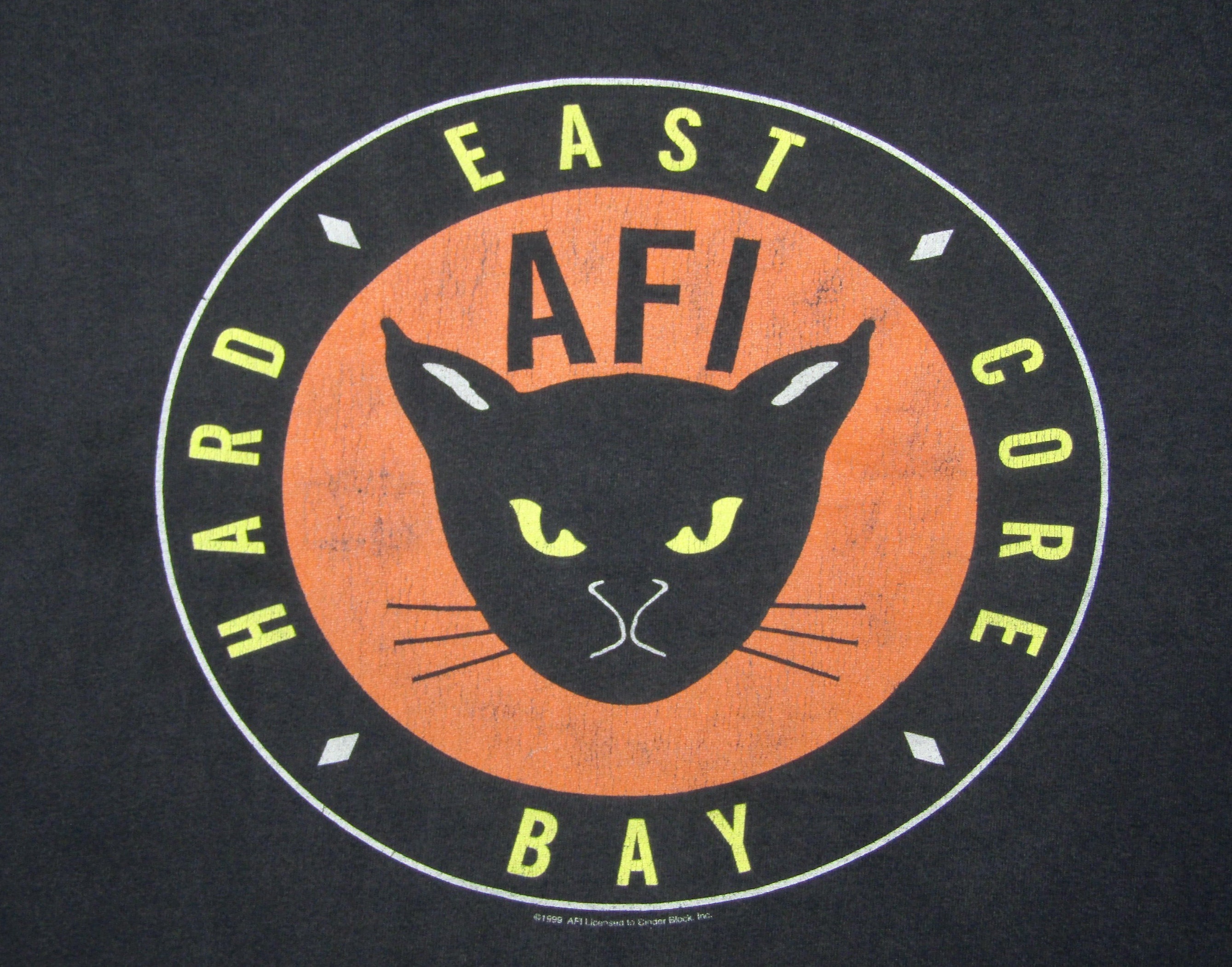 AFI エーエフアイ バンド ハードコア 90’s ヴィンテージアウター 古着 90s USA製 AFI 「east bay hard core」 ハードコア パンク