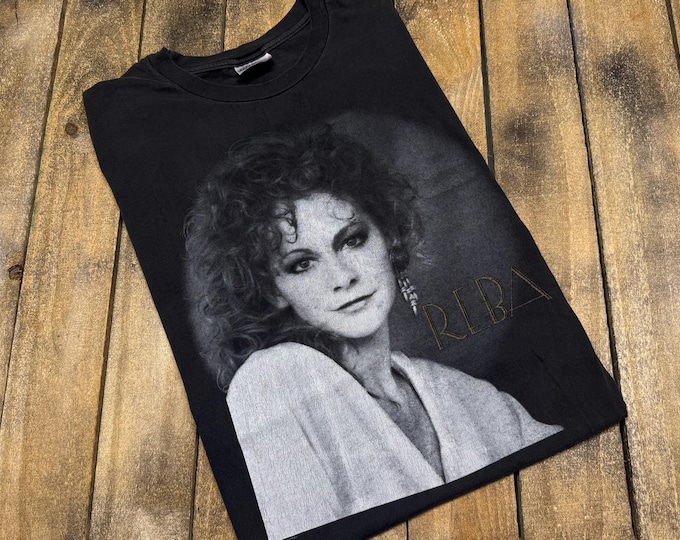 XL vintage 1990 Reba McEntire t shirt * country music tour band tee concert vtg
