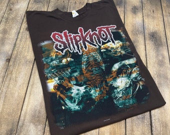 XXL * vintage 2001 Slipknot Iowa t shirt * 2xl tour nu metal mall goth * 8.155