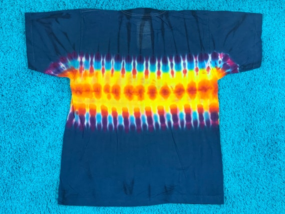 M * nos vtg 90s tie dye t shirt * single stitch *… - image 3