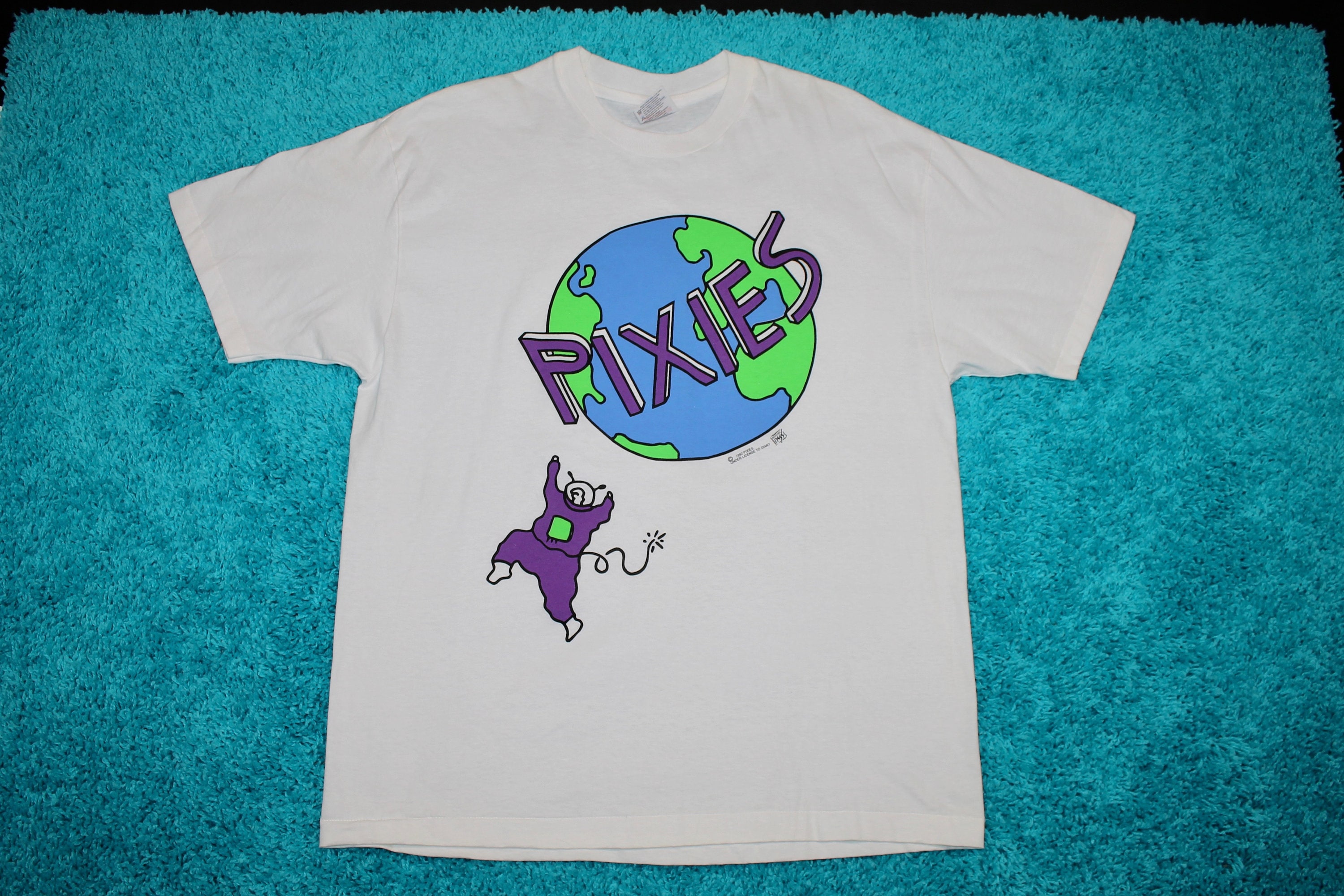 XL * NOS vtg 90s 1992 PIXIES trompe le monde t shirt * the 