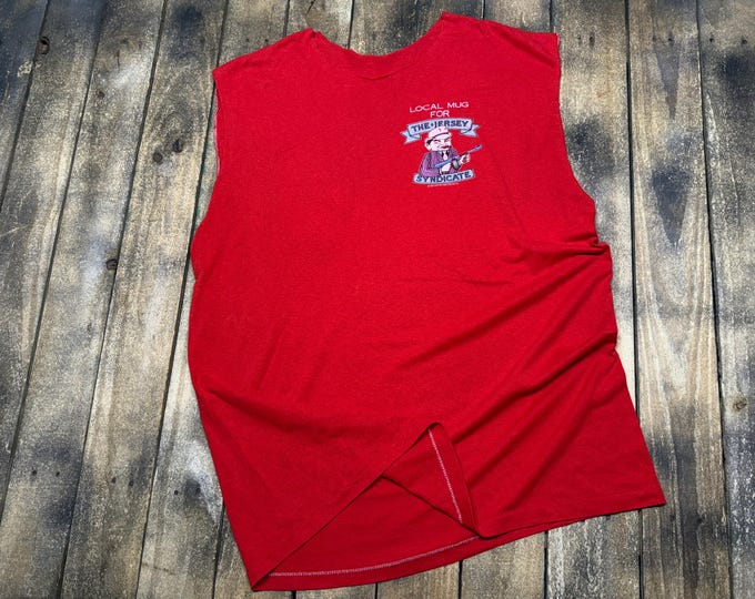 L/XL vintage 1988 Bon Jovi new jersey local crew t shirt * tour concert roadie