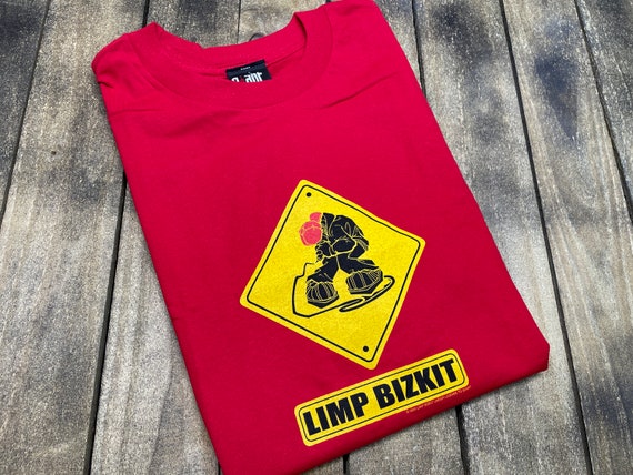 L Vintage 2000 Limp Bizkit T Shirt Nu Metal Mall Goth Rap Rock