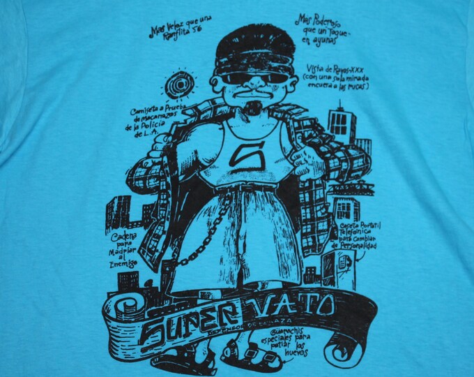 M/L * NOS vtg 80s/90s Super Vato t shirt * chicano mexican * medium large * 9.180