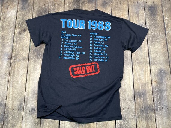 S/M * vintage 80s 1988 Joe Cocker tour t shirt * … - image 3