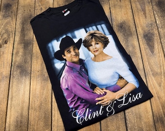 XL * camiseta vintage de 1999 de Clint Black D Lectrified when I said I do Lisa * camiseta de banda de música country de los 90