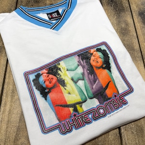XL Vintage 1997 White Zombie T Shirt * 90s GIANT Tour Astro Creep