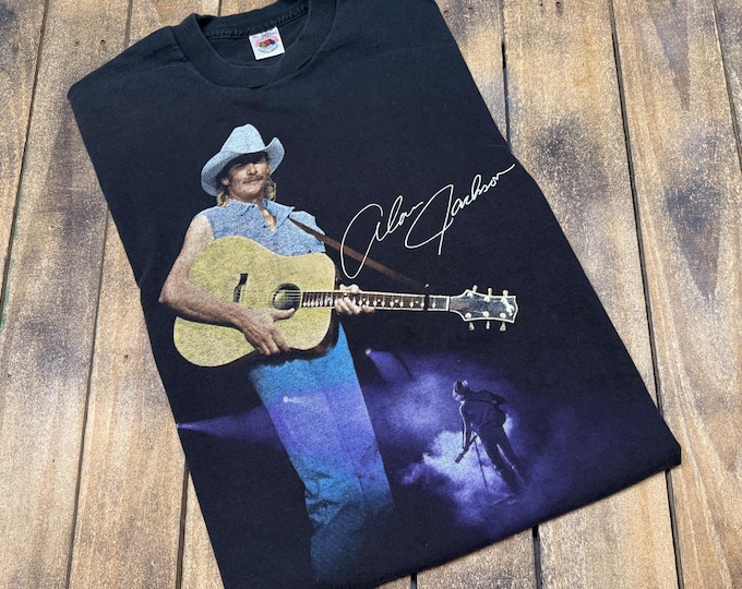 XL * vintage 1998 Alan Jackson t shirt * country concert tour 90s