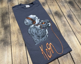 XL * vintage 90s 1998 KORN follow the leader tour t shirt * deadstock