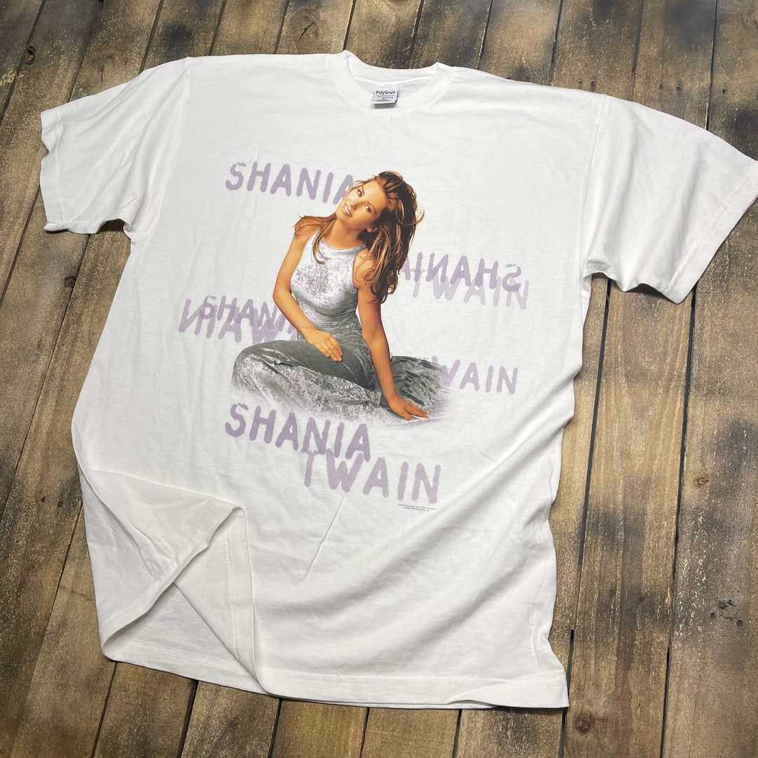 XL Vintage 90s 1998 Shania Twain T Shirt * Country Music Tour Come 