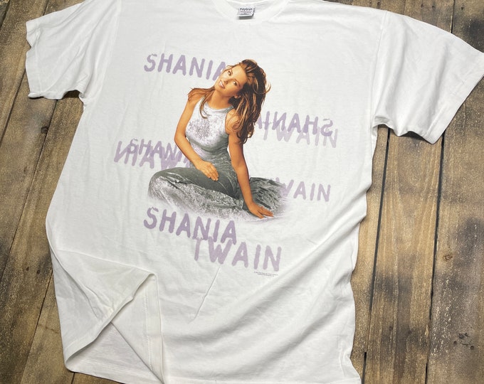 XL vintage 90s 1998 Shania Twain t shirt * country music tour come on over