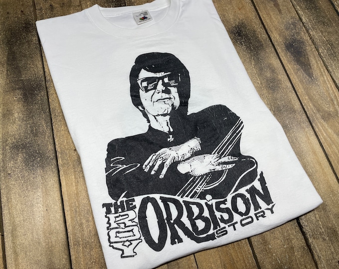 XL * vintage 90s Roy Orbison Story t shirt