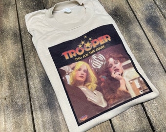 S * vintage 70s 1976 Trooper two for the show promo t shirt * band concert tour 32.211