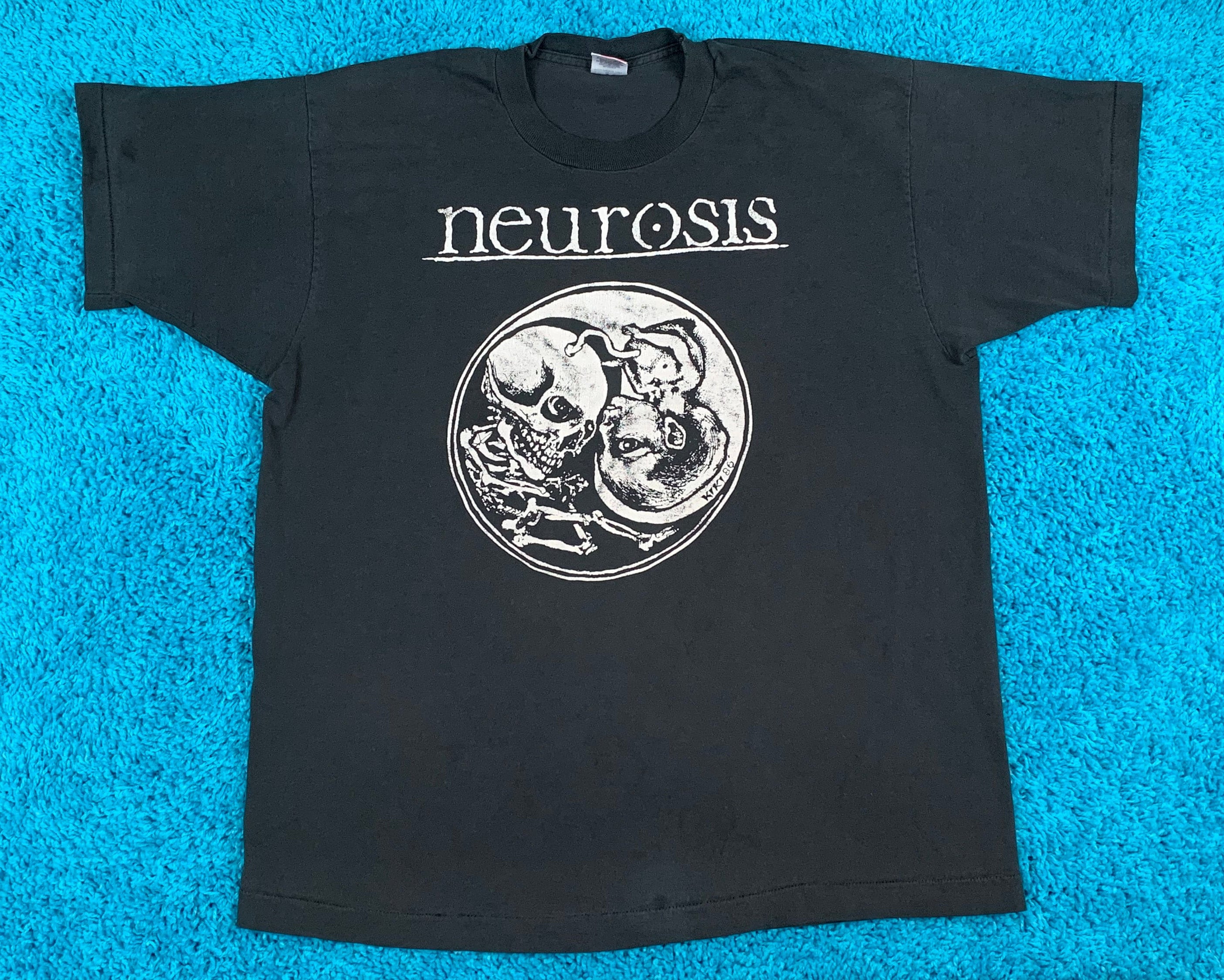 XL * vtg late 80s / early 90s Neurosis t shirt * punk metal doom 