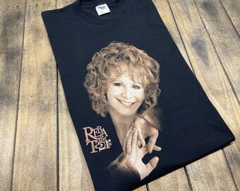 L vintage 1997 Reba McEntire t shirt * country music tour band tee concert vtg