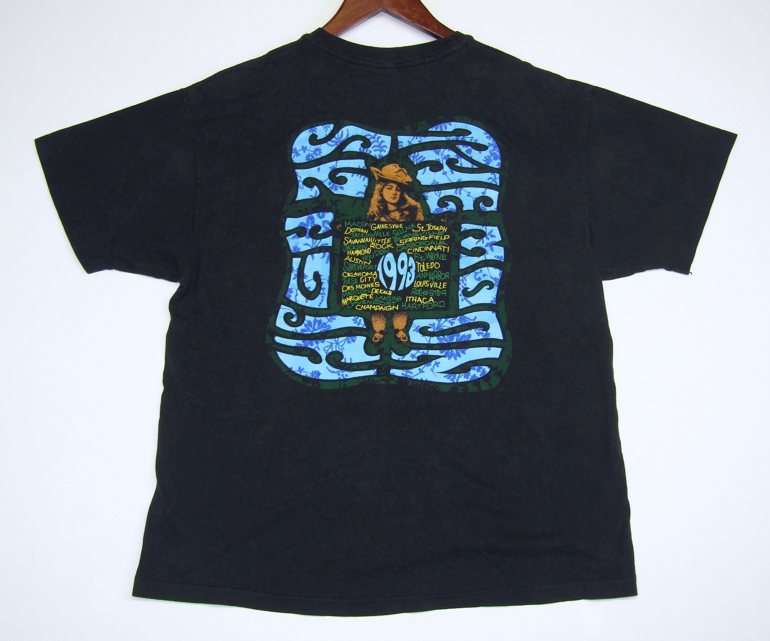 XL * vtg 90s 1993 The Black Crowes tour t shirt * 2.140