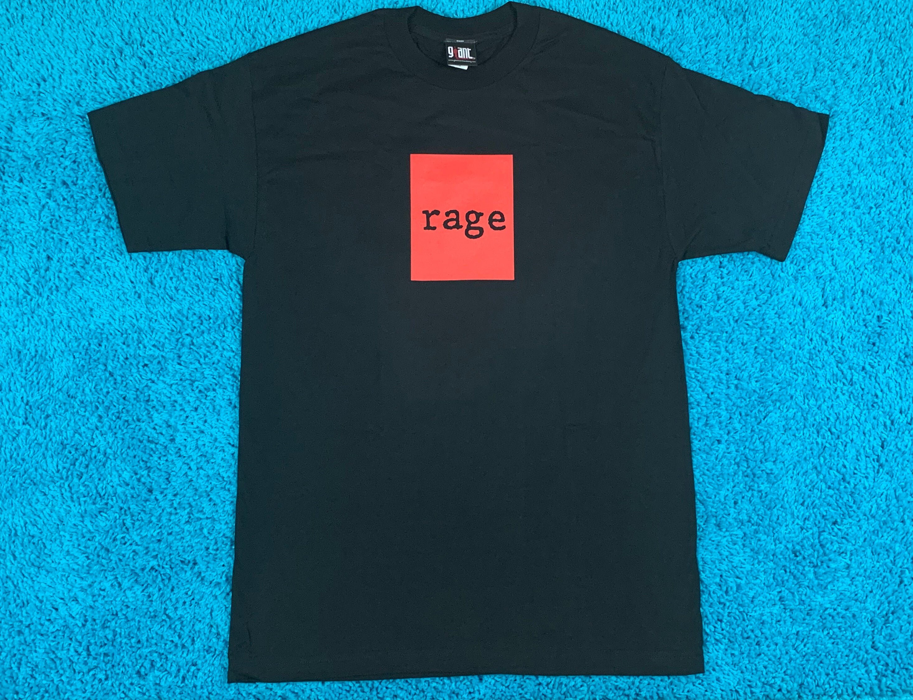 L * nos vtg 90s Rage Against The Machine guerrilla radio t shirt 