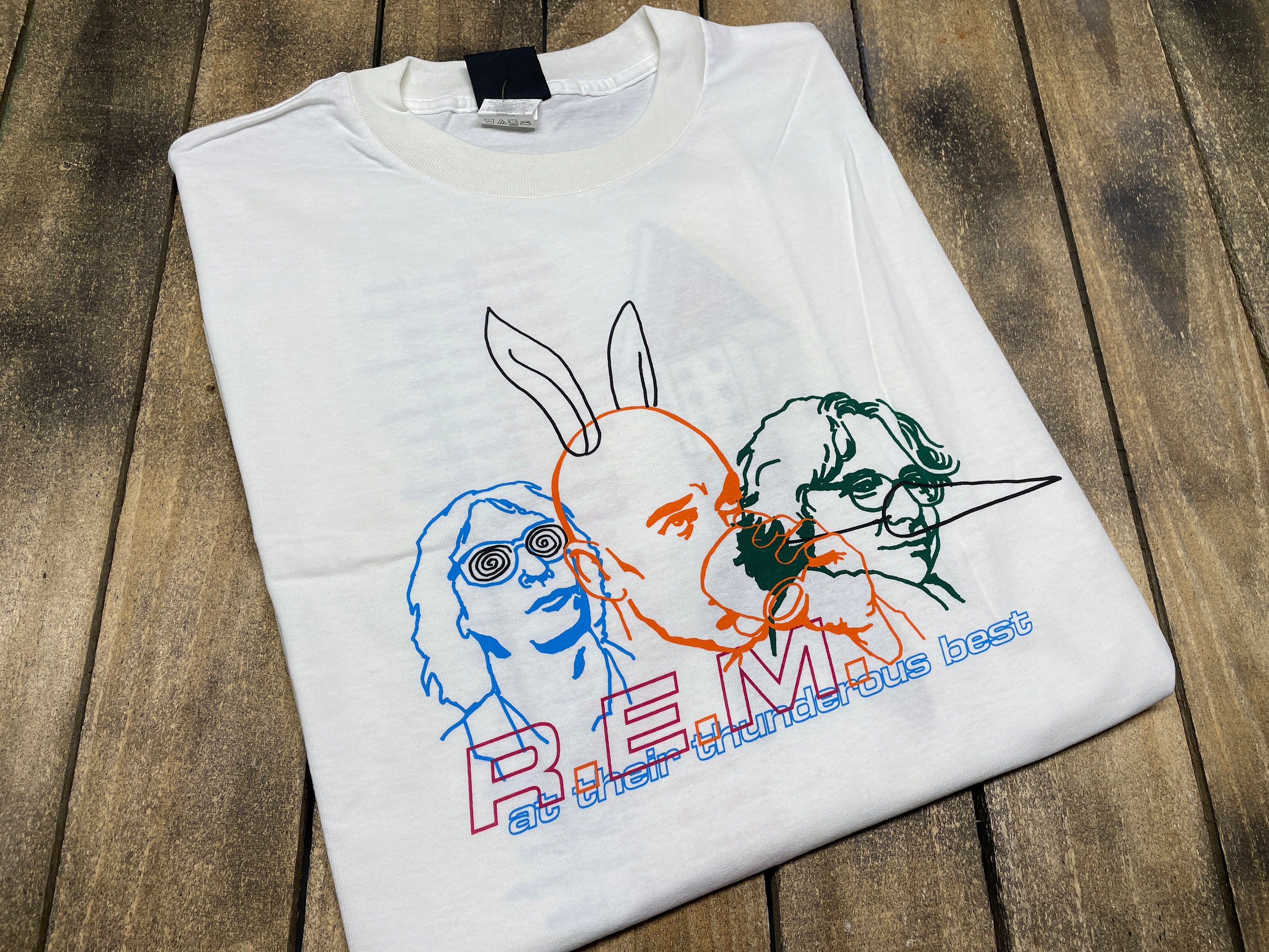 L * vintage 1999 R.E.M. at their thunderous best tour t shirt