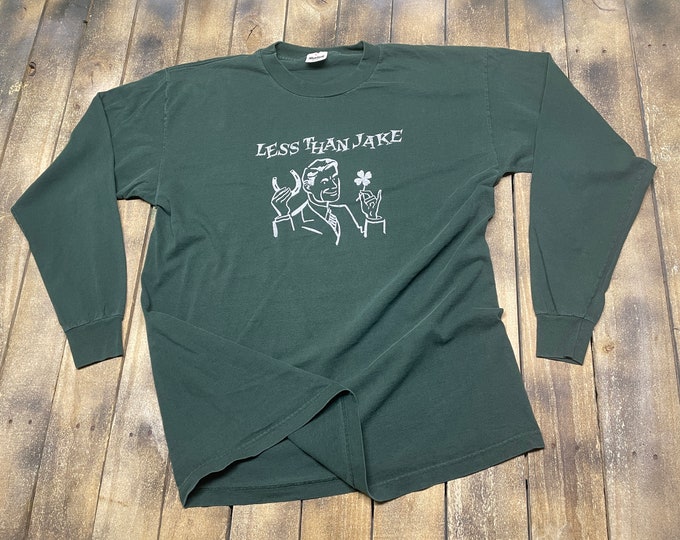 XL * Less Than Jake vintage 1996 losing streak long sleeve t shirt * 90s ska core punk tour