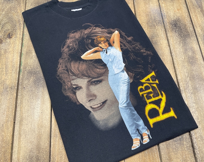 L * vintage 1997 Reba McEntire t shirt * concert tour country music 40.174